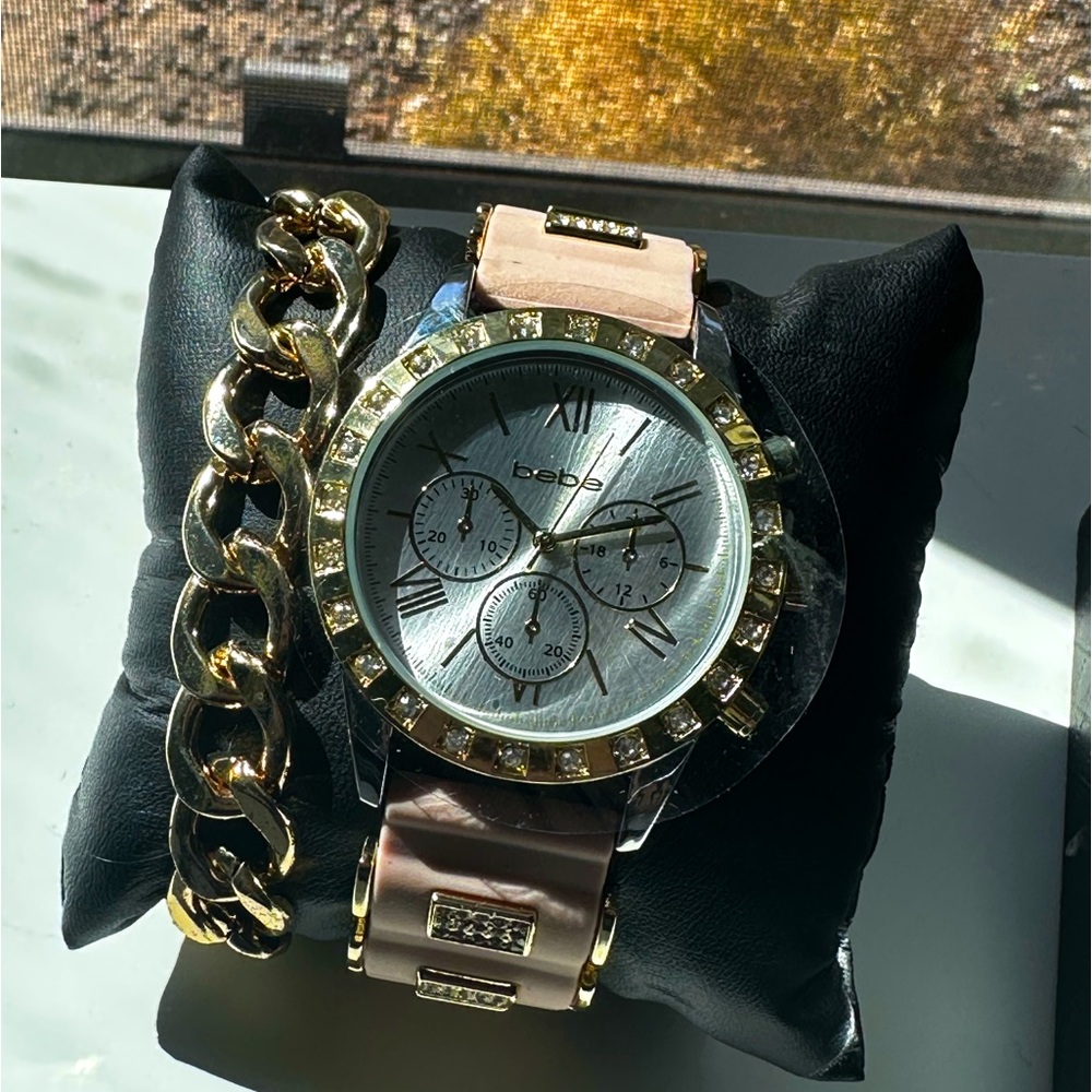 Bebe Watch and Bracelet combo